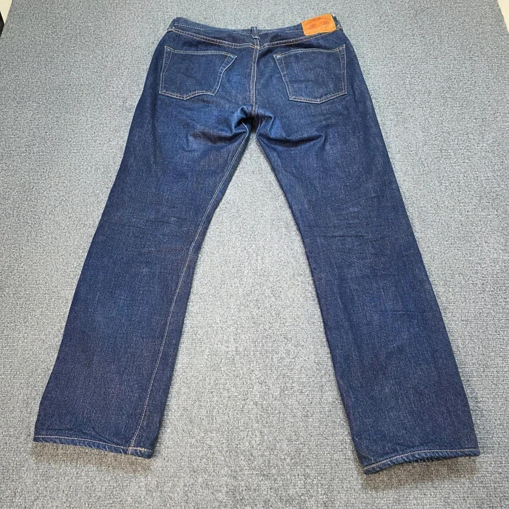 FULLCOUNT & CO 1108 Slim Straight Japanese Selvedge Denim Jeans Blue Size 32 - Picture 7 of 9